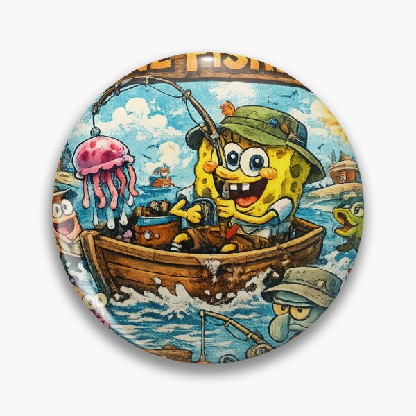 Item preview, SpongeBob gone fishing  designed and sold by AmyMaries.