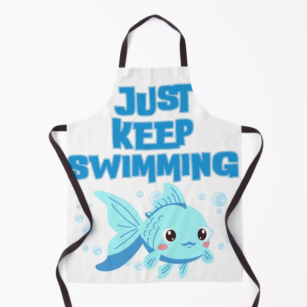 Item preview, Just Keep Swimming – Motivational Quote, Positive Mindset Design designed and sold by Gohrin.co.