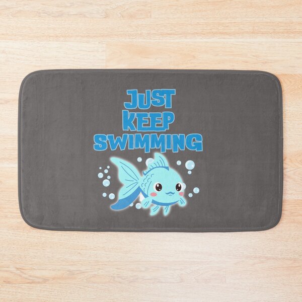 Item preview, Just Keep Swimming – Motivational Quote, Positive Mindset Design designed and sold by Gohrin.co.