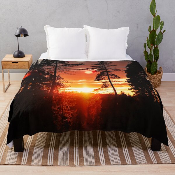 Item preview, Ember Sky Forest Sunset designed and sold by Exodoi.