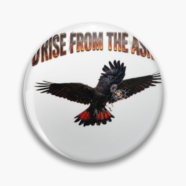 Item preview, Red Tailed Black Cockatoo Rise From The Ashes. designed and sold by skrzydlatyraj.