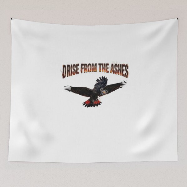 Item preview, Red Tailed Black Cockatoo Rise From The Ashes. designed and sold by skrzydlatyraj.