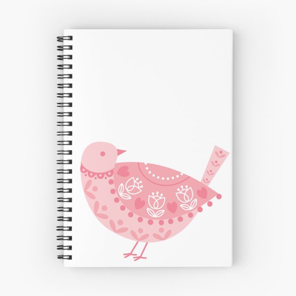 Item preview, Pink as Folk Pigeon Bird designed and sold by Kay Whittaker Design.