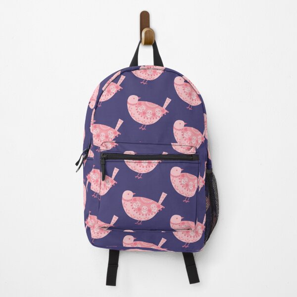 Item preview, Pink as Folk Pigeon Bird designed and sold by Kay Whittaker Design.