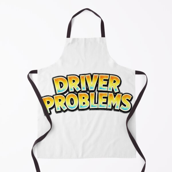 Item preview, DRIVER PROBLEMS – hand drawn childlike typography designed and sold by Mac Sketches.