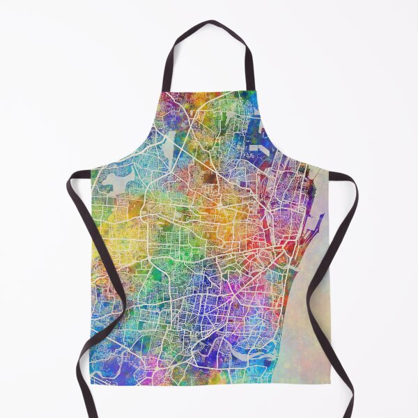Item preview, Chennai Street Map India designed and sold by ArtPrints.