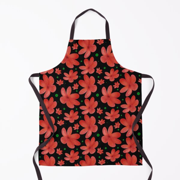 Item preview, Red Floral Seamless Pattern Cute Retro Flower Botanical Design designed and sold by HopeAndHustle.