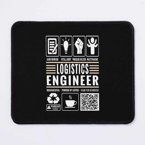 Item preview, Funny Logistics Engineer Job Description Icons QR Code designed and sold by MerchMaxxing.