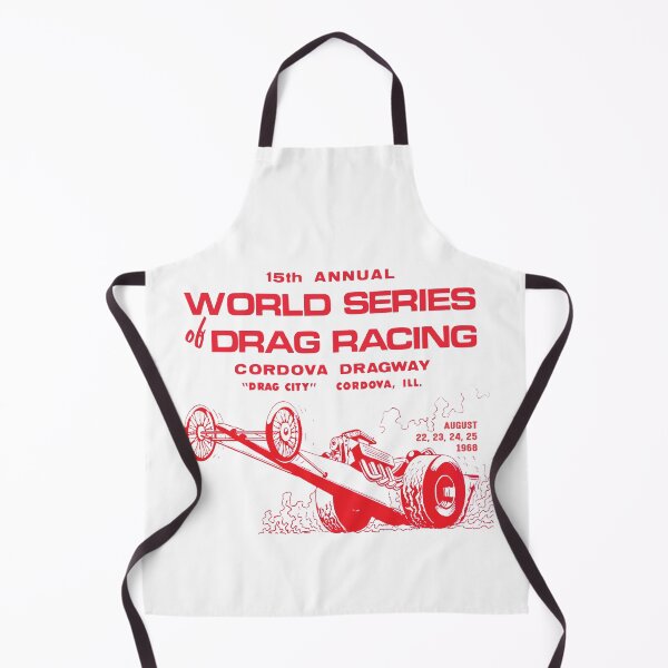 Item preview, 1968 World Series of Drag Racing, Cordova Dragway, Drag City, Illinois - red print. designed and sold by retropetrol.