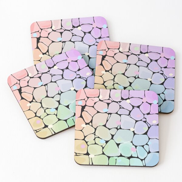 Item preview, Pastel Watercolor Stone Mosaic designed and sold by Khadigadesings.
