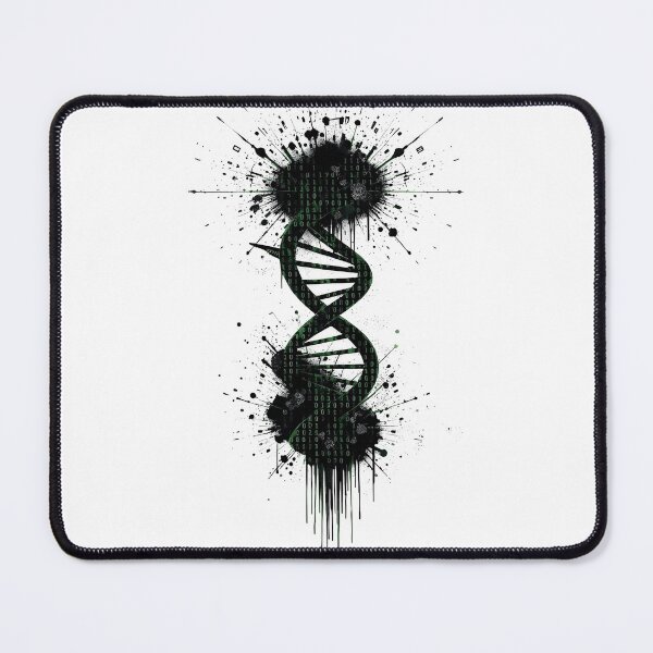 Item preview, Bio-Digital Rewire: Human DNA Helix Glitch Art designed and sold by OnikaD art.