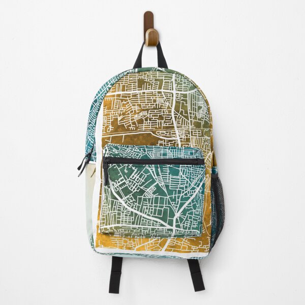 Item preview, Pondicherry Street Map India designed and sold by ArtPrints.
