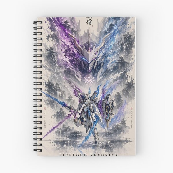 Item preview, Firelord Xenonian Elemental Mecha | Anime Cyber Samurai Sci-Fi Warrior Art designed and sold by Dyan4.