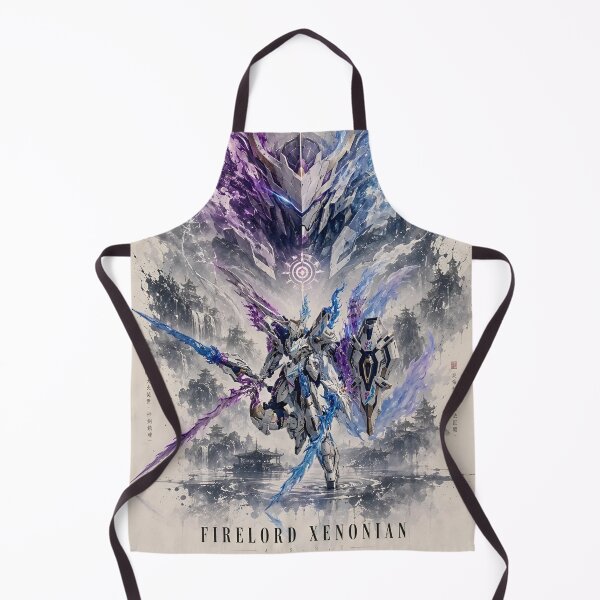 Item preview, Firelord Xenonian Elemental Mecha | Anime Cyber Samurai Sci-Fi Warrior Art designed and sold by Dyan4.