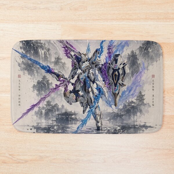 Item preview, Firelord Xenonian Elemental Mecha | Anime Cyber Samurai Sci-Fi Warrior Art designed and sold by Dyan4.