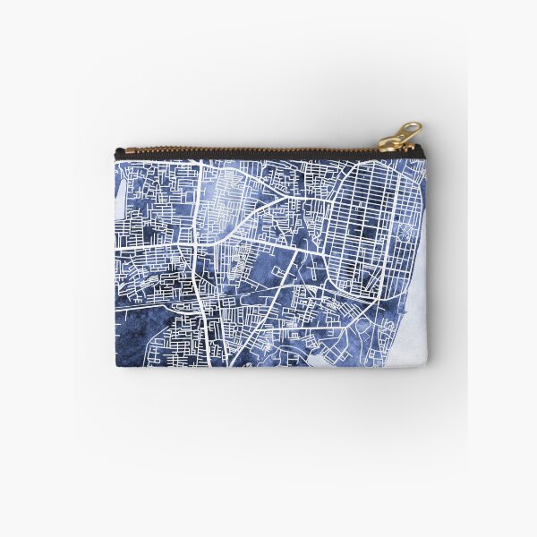 Item preview, Pondicherry Street Map India designed and sold by ArtPrints.