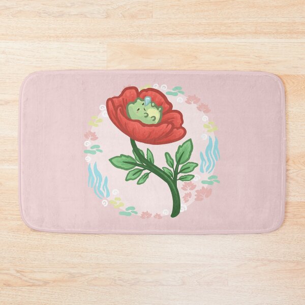 Item preview, Frog Fell asleep on a Poppy Flower  designed and sold by Khotekmei.
