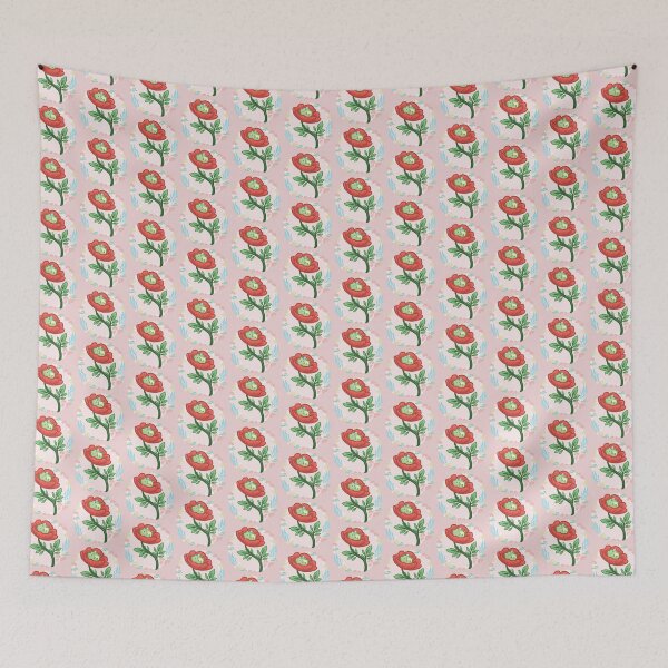 Item preview, Frog Fell asleep on a Poppy Flower  designed and sold by Khotekmei.