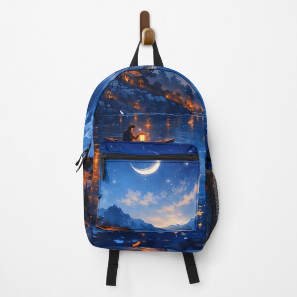 Item preview, Blue and Orange Lake of Whispers designed and sold by sigmaartstudio.