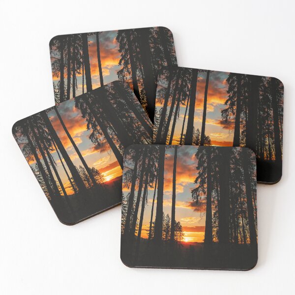 Item preview, Golden Horizon Through the Pines designed and sold by Exodoi.