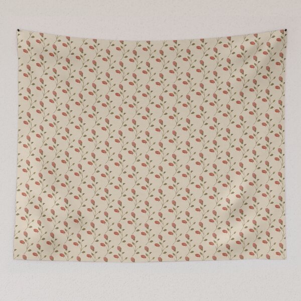 Item preview, Vintage Rosebud Cottagecore Floral pattern designed and sold by Designs by christel_treiber.