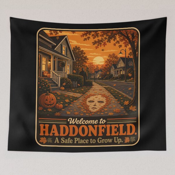 Item preview, Haddonfield Autumn Suburbia designed and sold by agearb.
