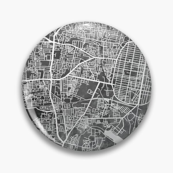 Item preview, Pondicherry Street Map India designed and sold by ArtPrints.