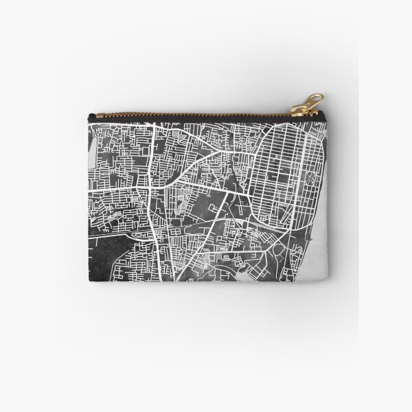 Item preview, Pondicherry Street Map India designed and sold by ArtPrints.