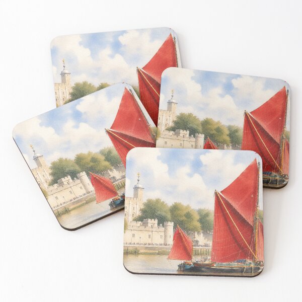 Item preview, Thames Barge by Tower of London designed and sold by designbywhacky.