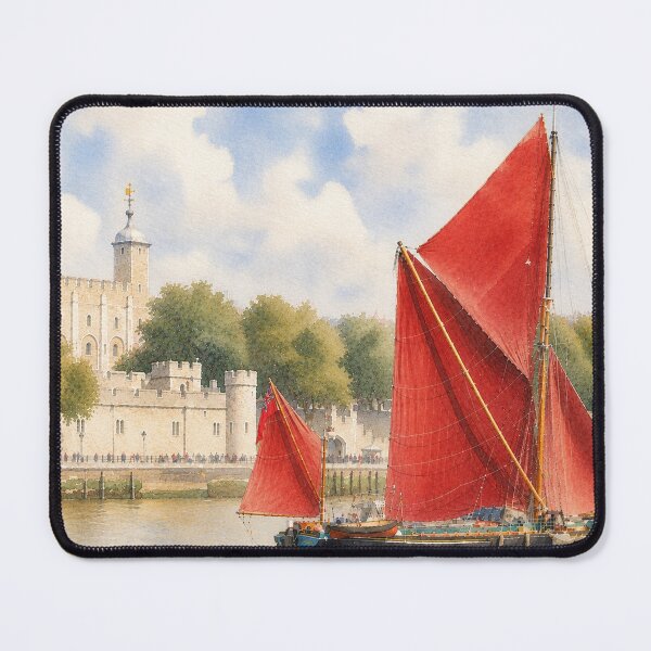 Item preview, Thames Barge by Tower of London designed and sold by designbywhacky.