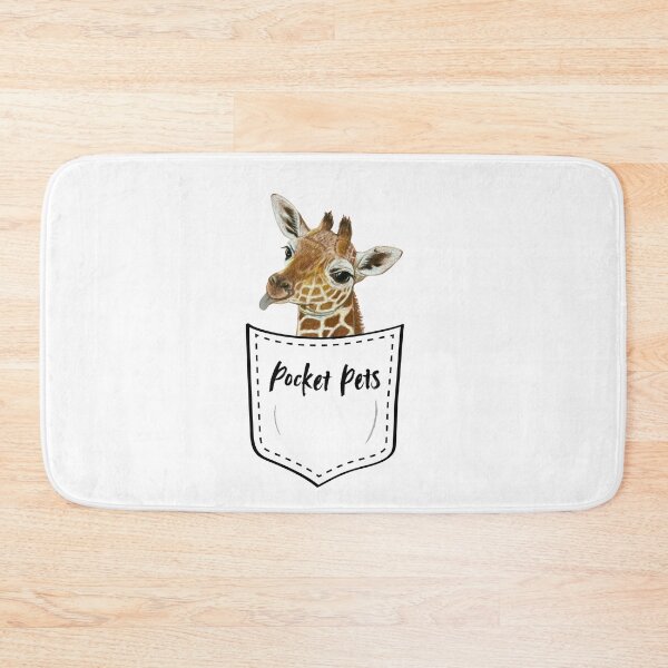 Item preview, Snarky giraffe in a pocket designed and sold by OnaleeNicklinArt.