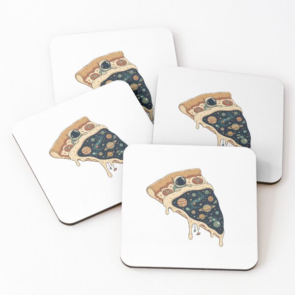 Item preview, Astronaut Pizza Slice Universe Planets Galaxy designed and sold by RetroMini2026.