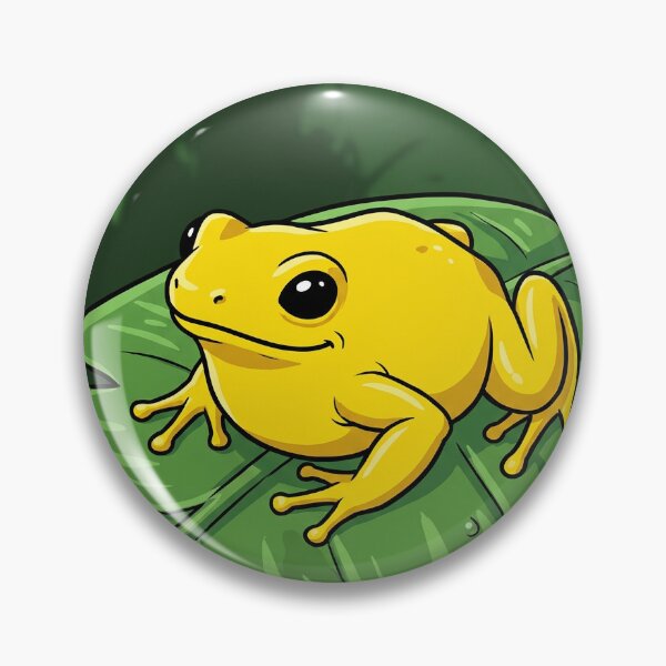 Item preview, Yellow frog designed and sold by Kerrie-Ann Ellison.
