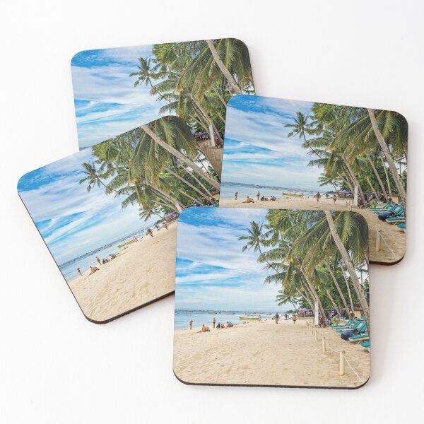 Item preview, Alona Beach, Panglao - Tropical Bohol Paradise | Vibrant Philippines Coastal Seascape Art designed and sold by Ross.A.Campbell.