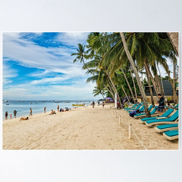 Item preview, Alona Beach, Panglao - Tropical Bohol Paradise | Vibrant Philippines Coastal Seascape Art designed and sold by Ross.A.Campbell.