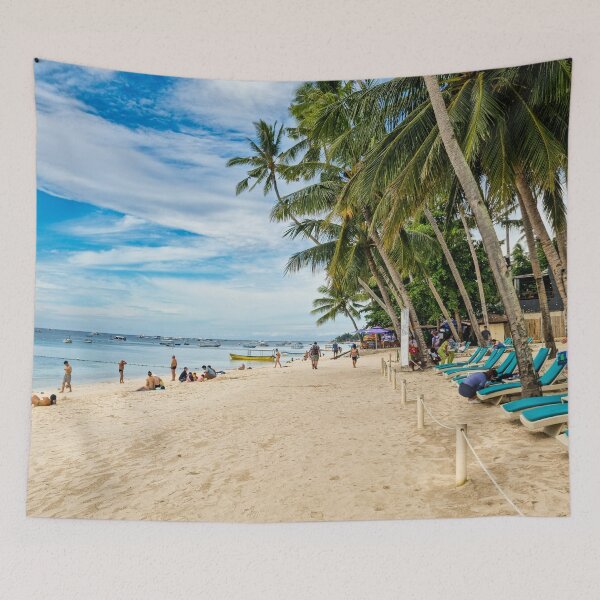 Item preview, Alona Beach, Panglao - Tropical Bohol Paradise | Vibrant Philippines Coastal Seascape Art designed and sold by Ross.A.Campbell.
