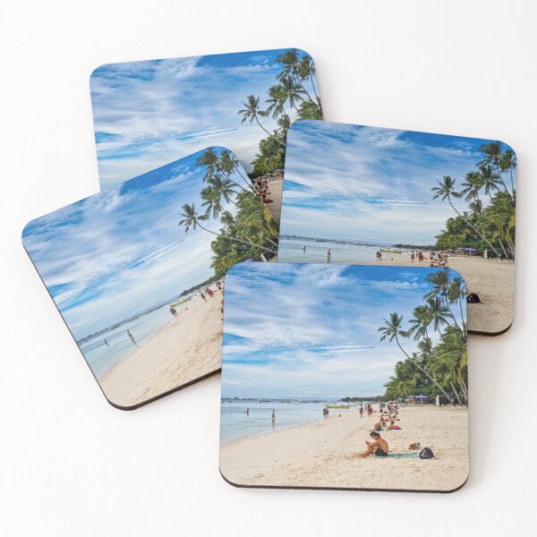 Item preview, Alona Beach, Panglao - Tropical Bohol Paradise | Vibrant Philippines Coastal Seascape Art designed and sold by Ross.A.Campbell.