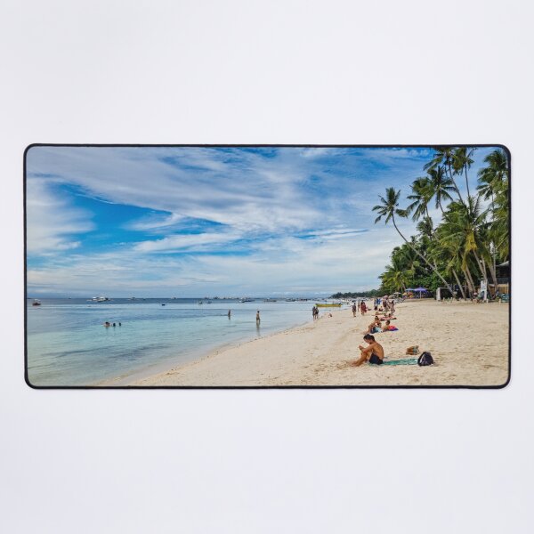 Item preview, Alona Beach, Panglao - Tropical Bohol Paradise | Vibrant Philippines Coastal Seascape Art designed and sold by Ross.A.Campbell.