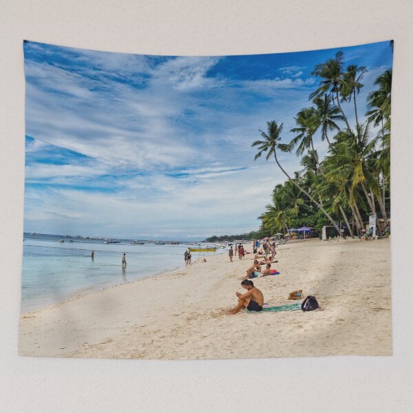 Item preview, Alona Beach, Panglao - Tropical Bohol Paradise | Vibrant Philippines Coastal Seascape Art designed and sold by Ross.A.Campbell.