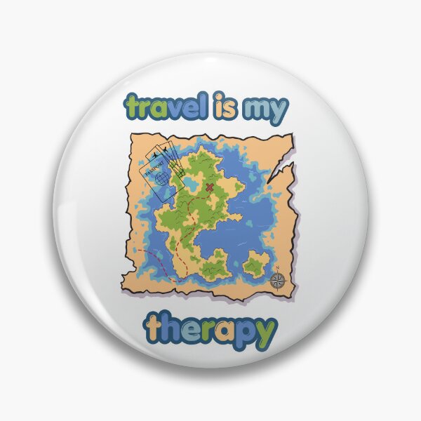 Item preview, Travel Is My Therapy. designed and sold by Dinasshop.