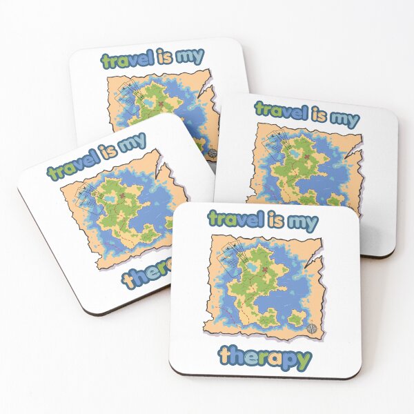 Item preview, Travel Is My Therapy. designed and sold by Dinasshop.