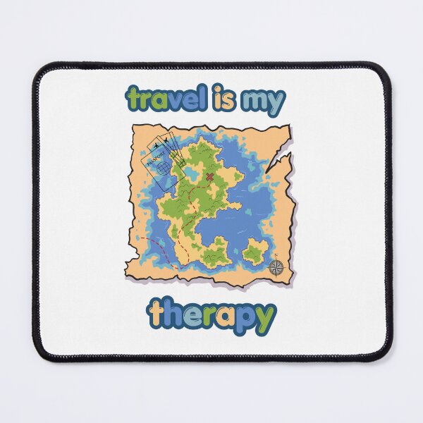 Item preview, Travel Is My Therapy. designed and sold by Dinasshop.