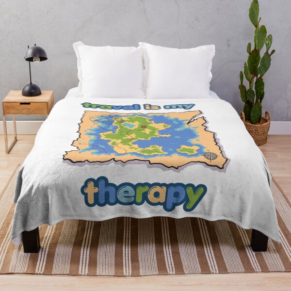 Item preview, Travel Is My Therapy. designed and sold by Dinasshop.