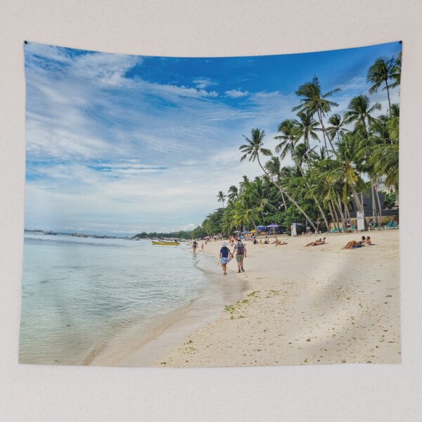 Item preview, Alona Beach, Panglao - Tropical Bohol Paradise | Vibrant Philippines Coastal Seascape Art designed and sold by Ross.A.Campbell.