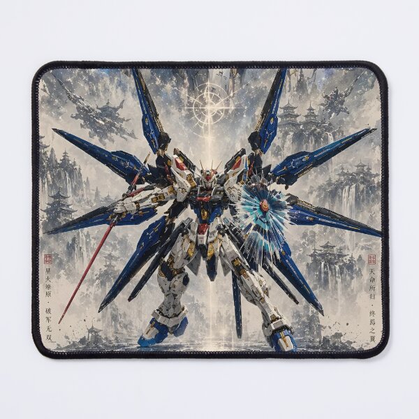Item preview, Strike Freedom Version Xenon Mecha | Celestial Anime Sci-Fi Robot Warrior Art designed and sold by Dyan4.
