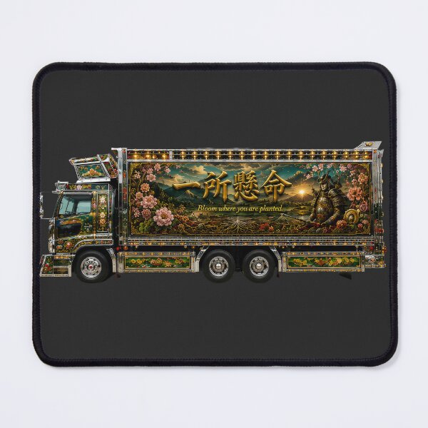 Item preview, Issho Kenmei Dekotora Japanese Art Truck Side View designed and sold by DecoTech-jp.