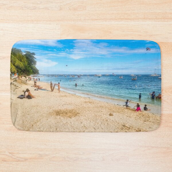 Item preview, Alona Beach, Panglao - Tropical Bohol Paradise | Vibrant Philippines Coastal Seascape Art designed and sold by Ross.A.Campbell.