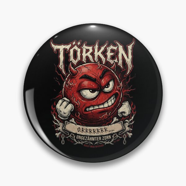 Item preview, Turkish red evil emoji German meme designed and sold by LayersDesign.