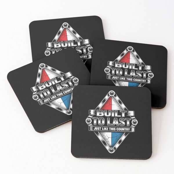 Item preview, Built to Last Chrome Diamond Emblem Patriotic designed and sold by OldGloryForge.