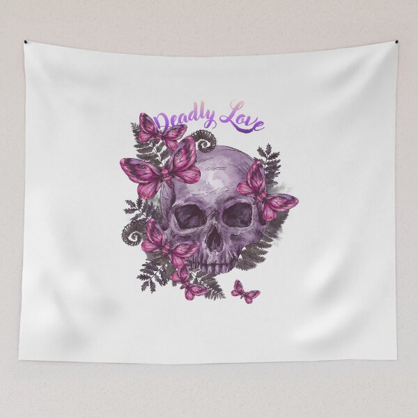 Item preview, Deadly Love Skull Nature Logo designed and sold by logowannawear.